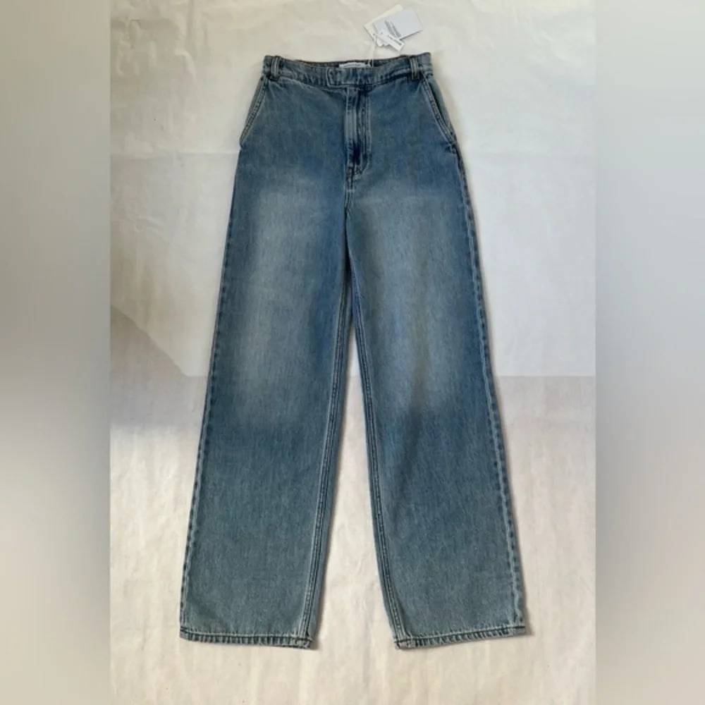 & Other Stories Jeans Womens Size EU 34 US 25 Light Blue 100% Cotton NWT